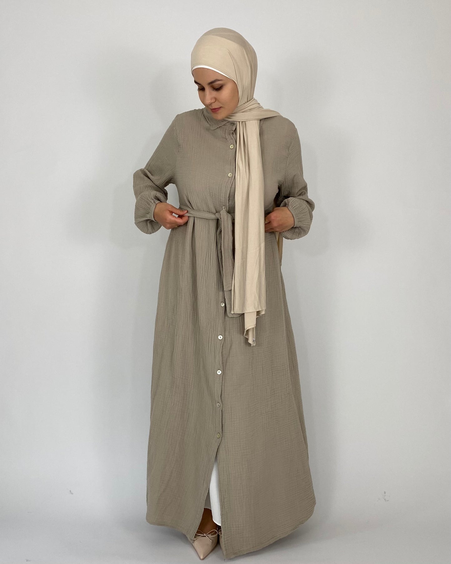 Musselin Kleid