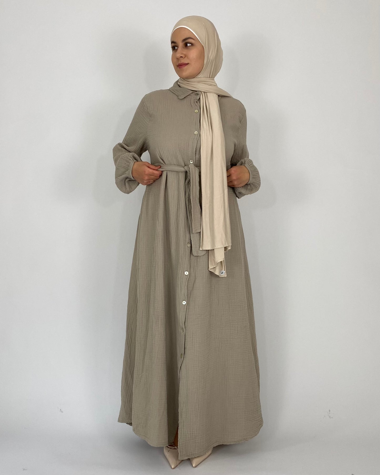Musselin Kleid