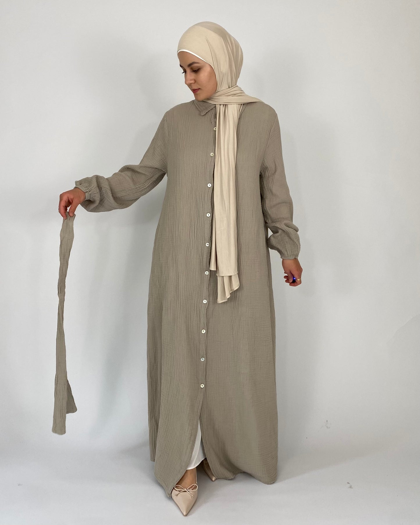 Musselin Kleid