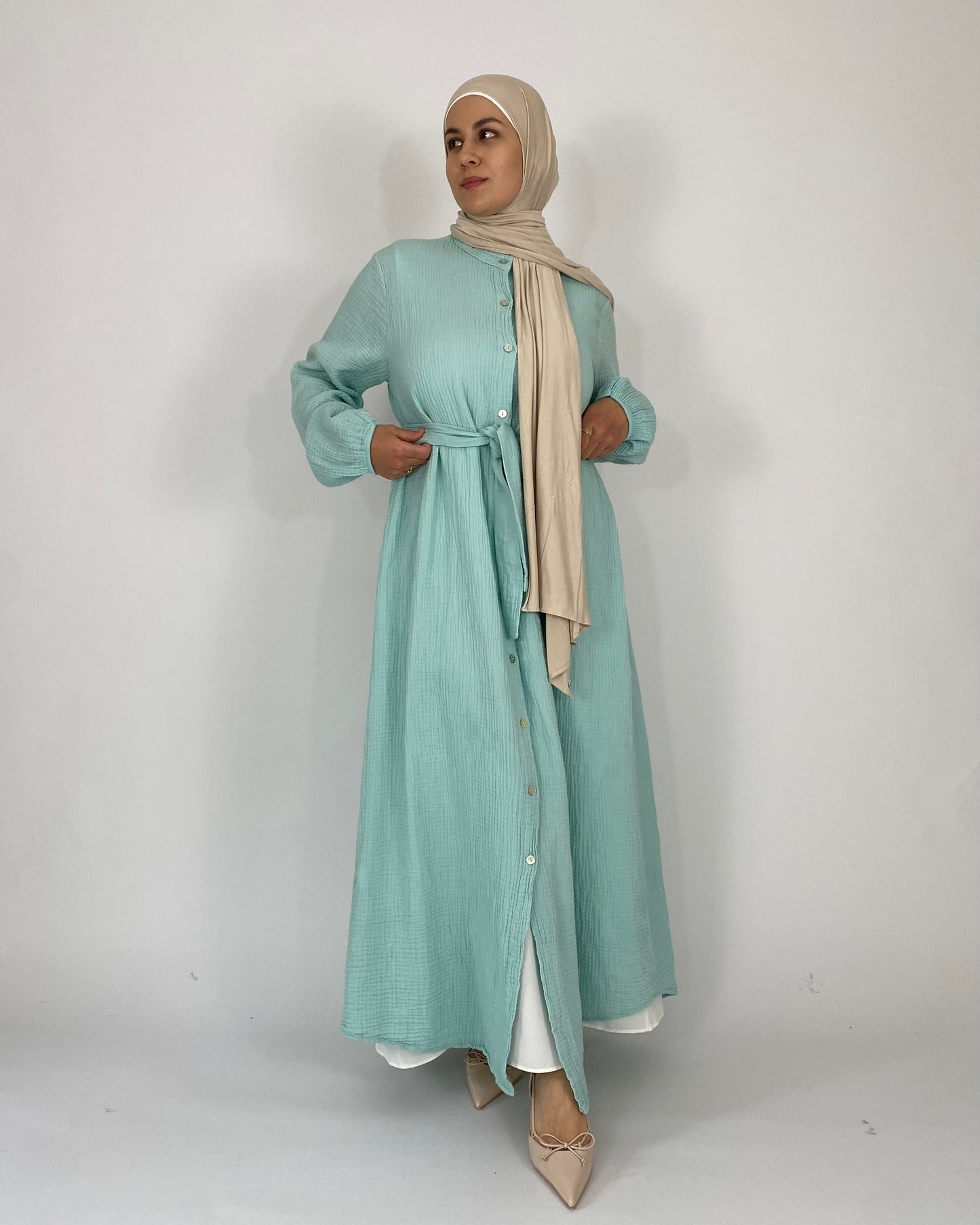 Musselin Kleid
