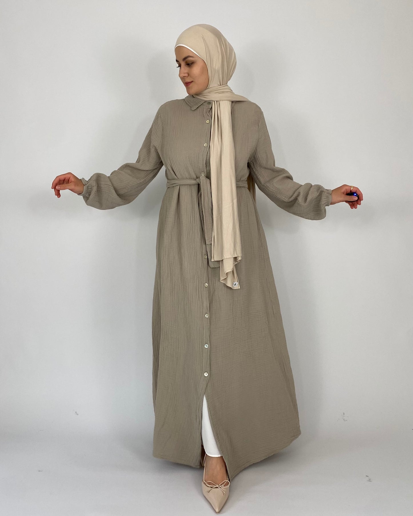 Musselin Kleid