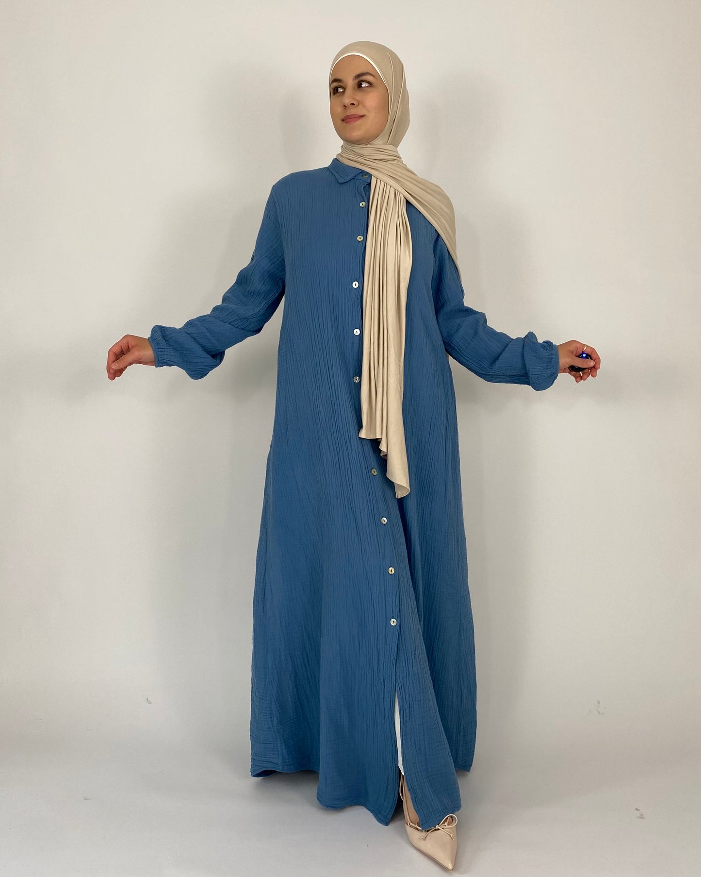 Musselin Kleid