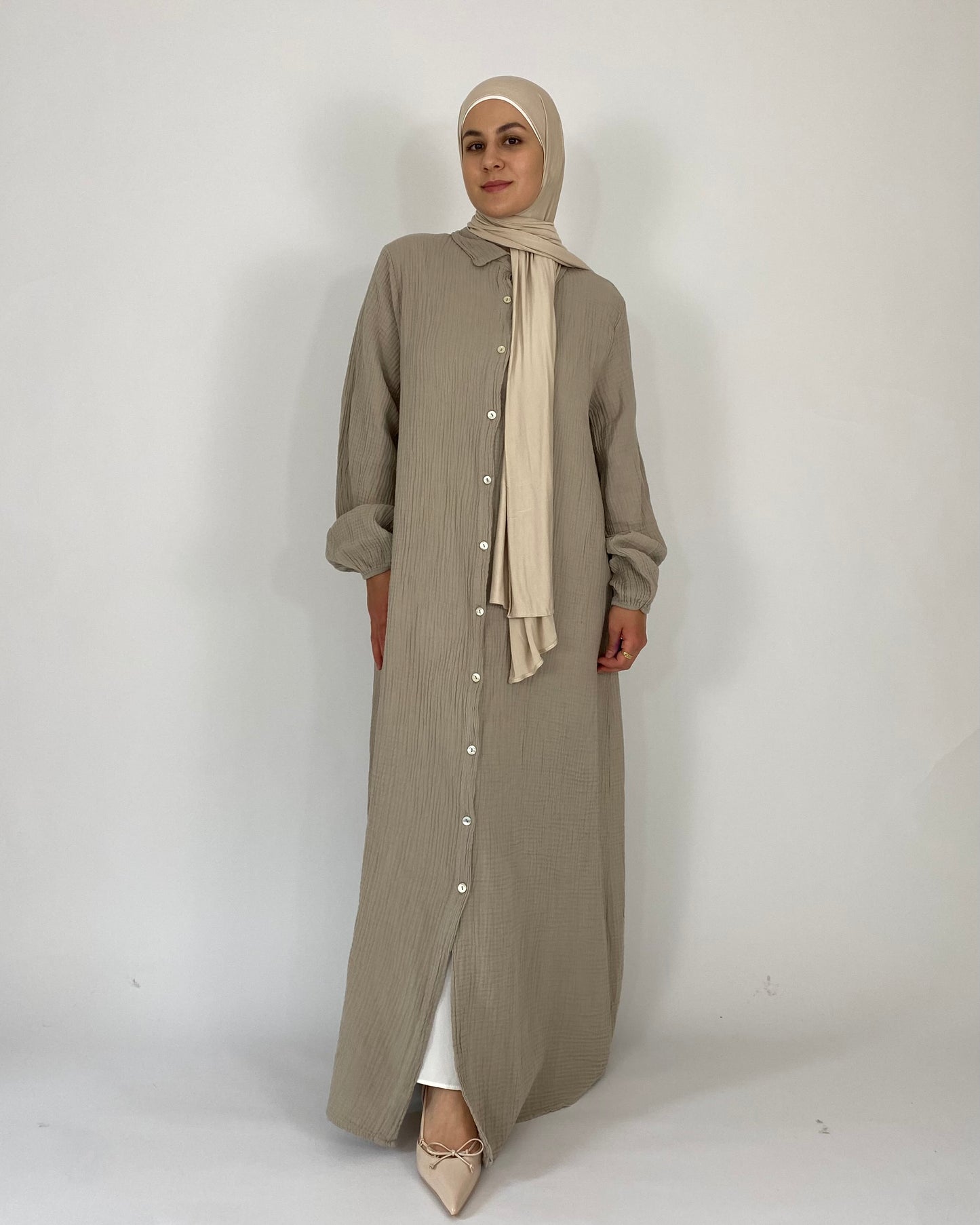 Musselin Kleid