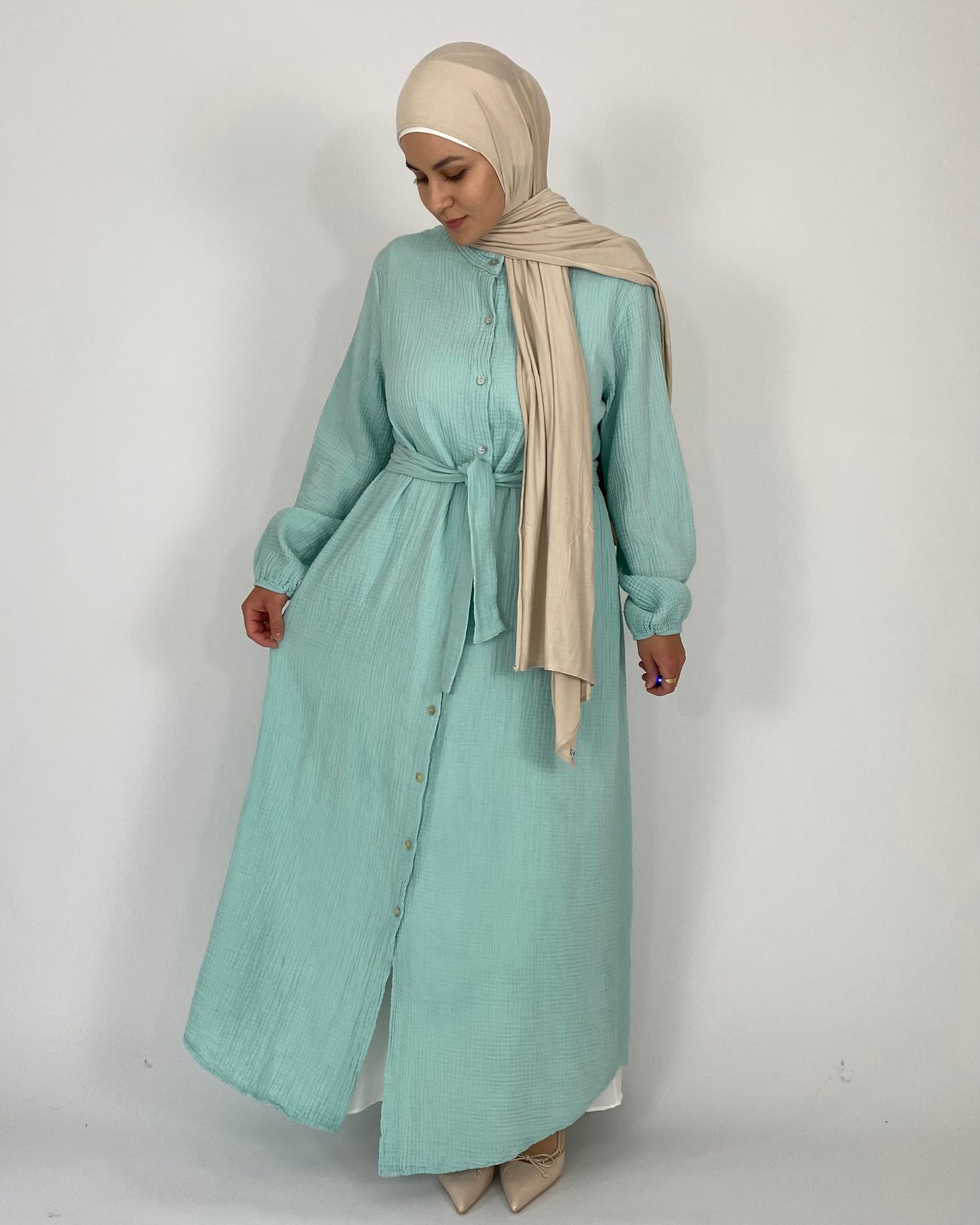 Musselin Kleid
