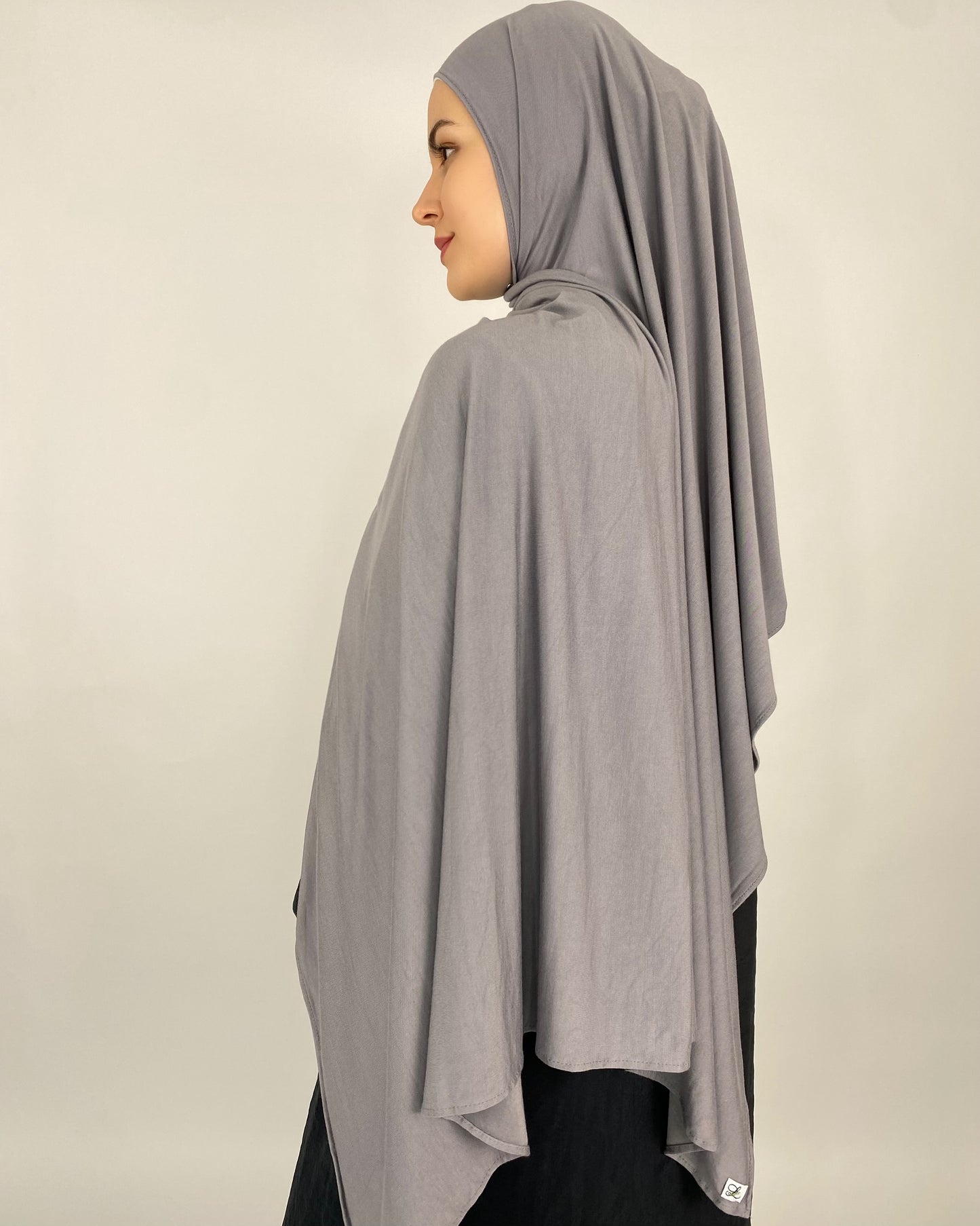 Premium Jersey Hijab - stonegrey