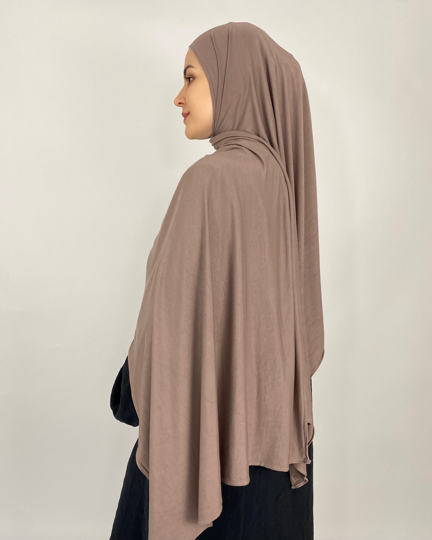 Premium Jersey Hijab - taupe