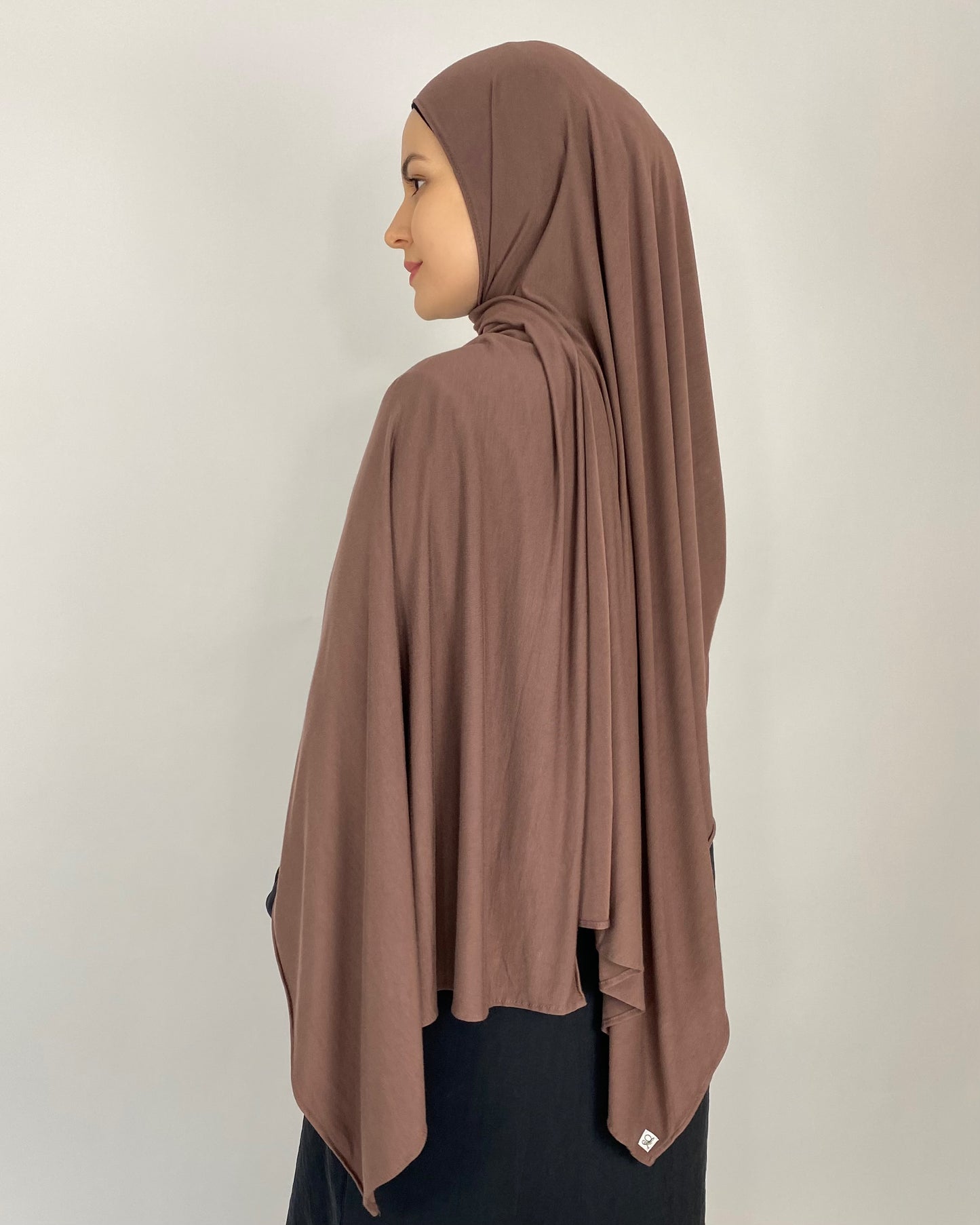 Premium Jersey Hijab - mocca
