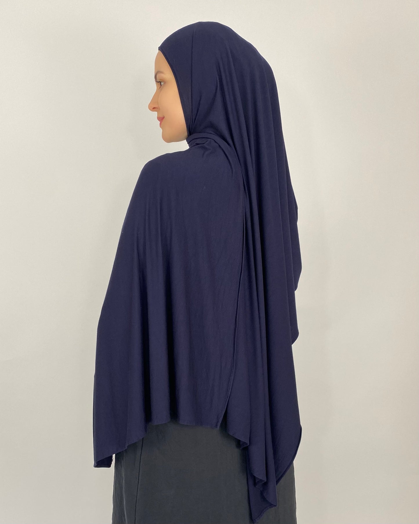 Premium Jersey Hijab - oceanblue